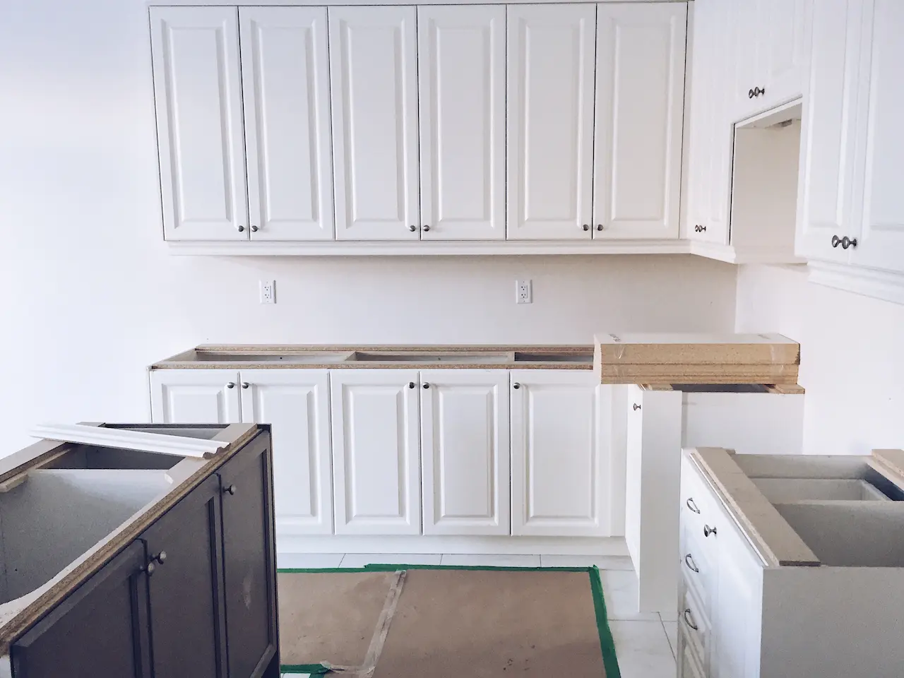 Cabinet refinishing in a Minnesota kitchen